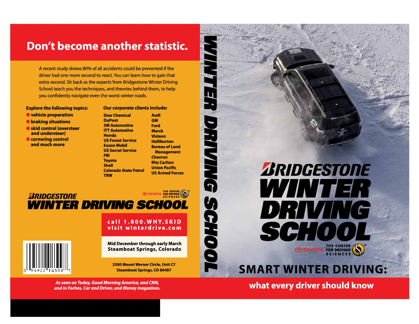 Smart Winter Driving What Every Driver Should Know Dvd Bridgestone Winter Driving School